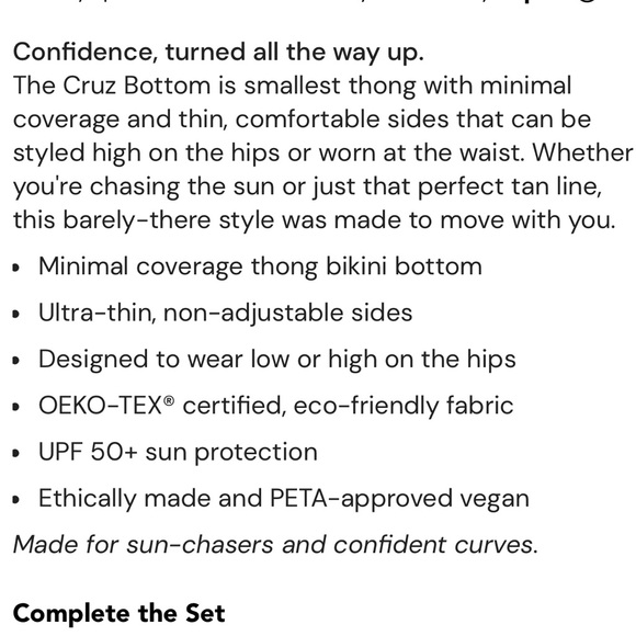 Midori Cruz Bikini Bottom - Picture 4 of 4